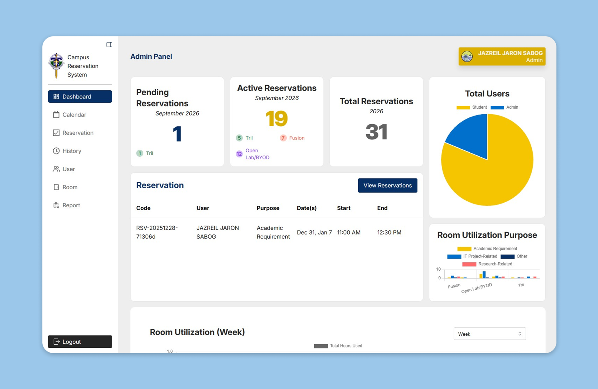 Campus Reservation System project thumbnail